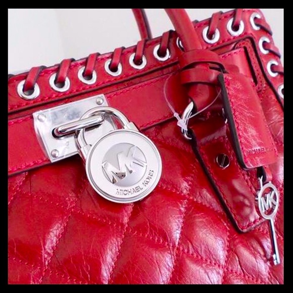 MICHAEL KORS HIPPIE GROMMET HAMILTON EW SATCHEL - Picture 5 of 8